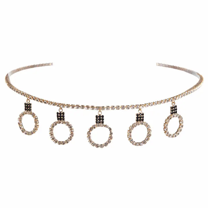 Crystal Ornament Choker Necklace