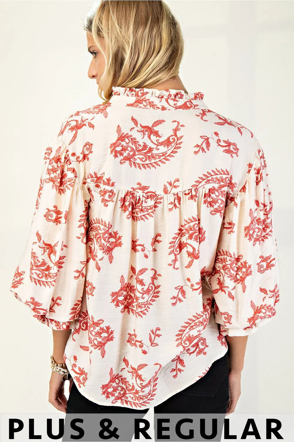 Vintage Bloom Button-Up