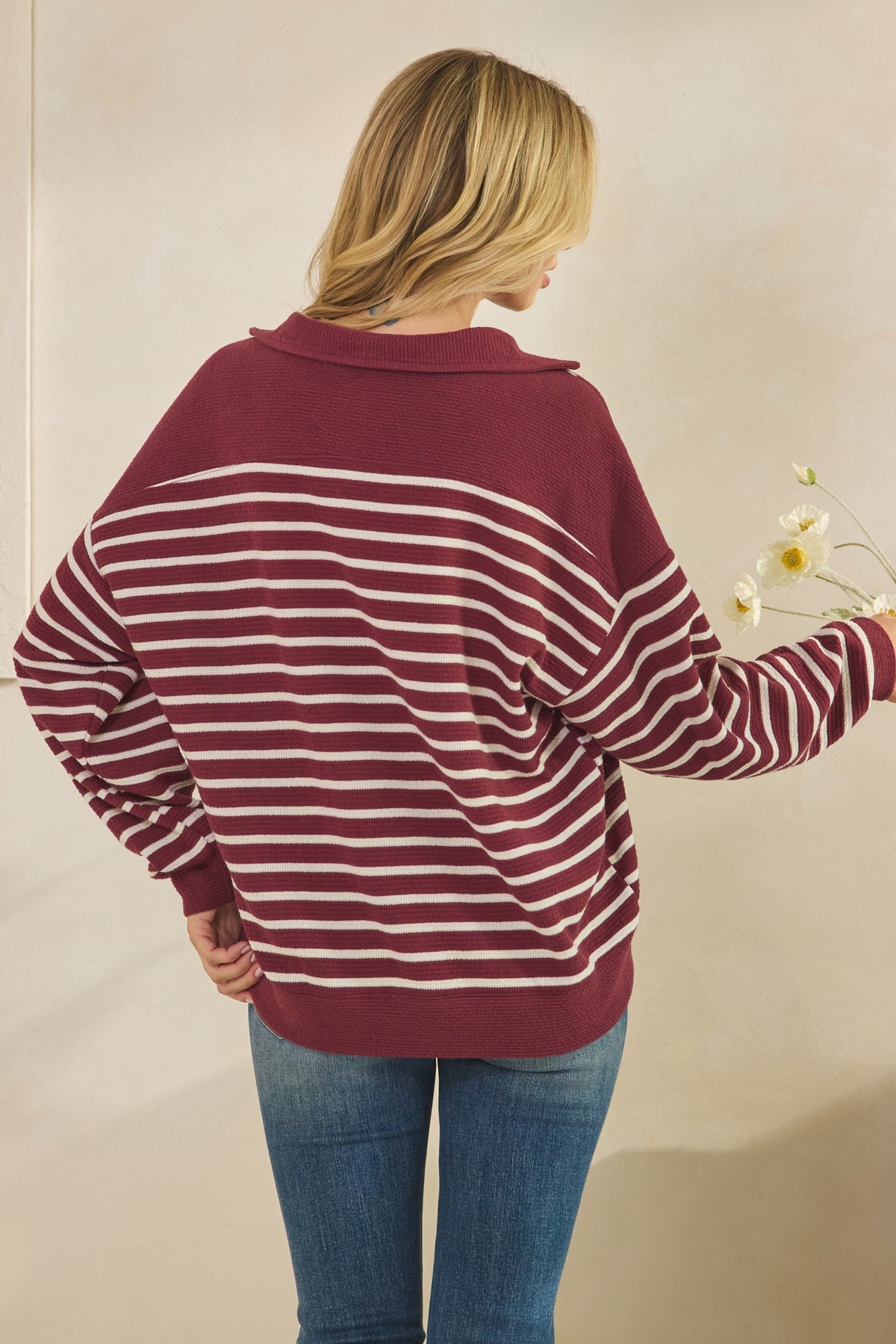 Wine Country Stripe Top