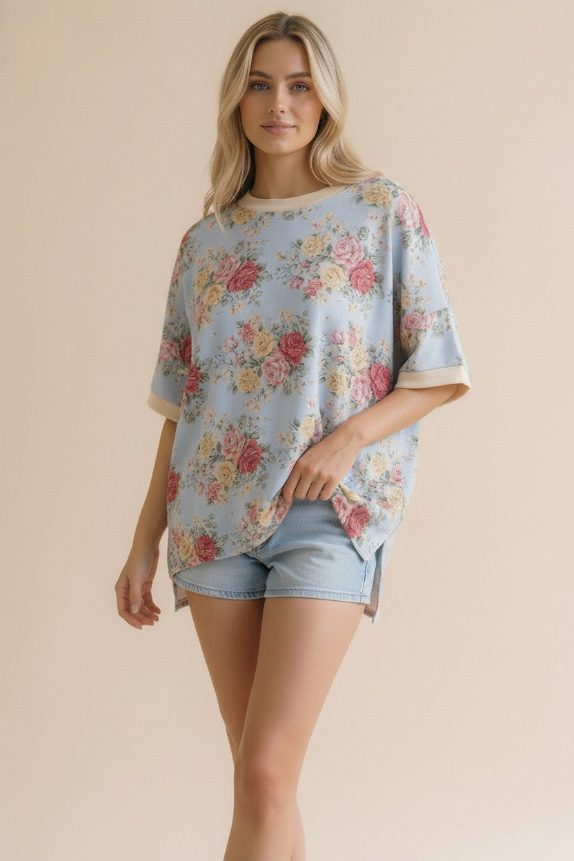Vintage Petal Breeze Top
