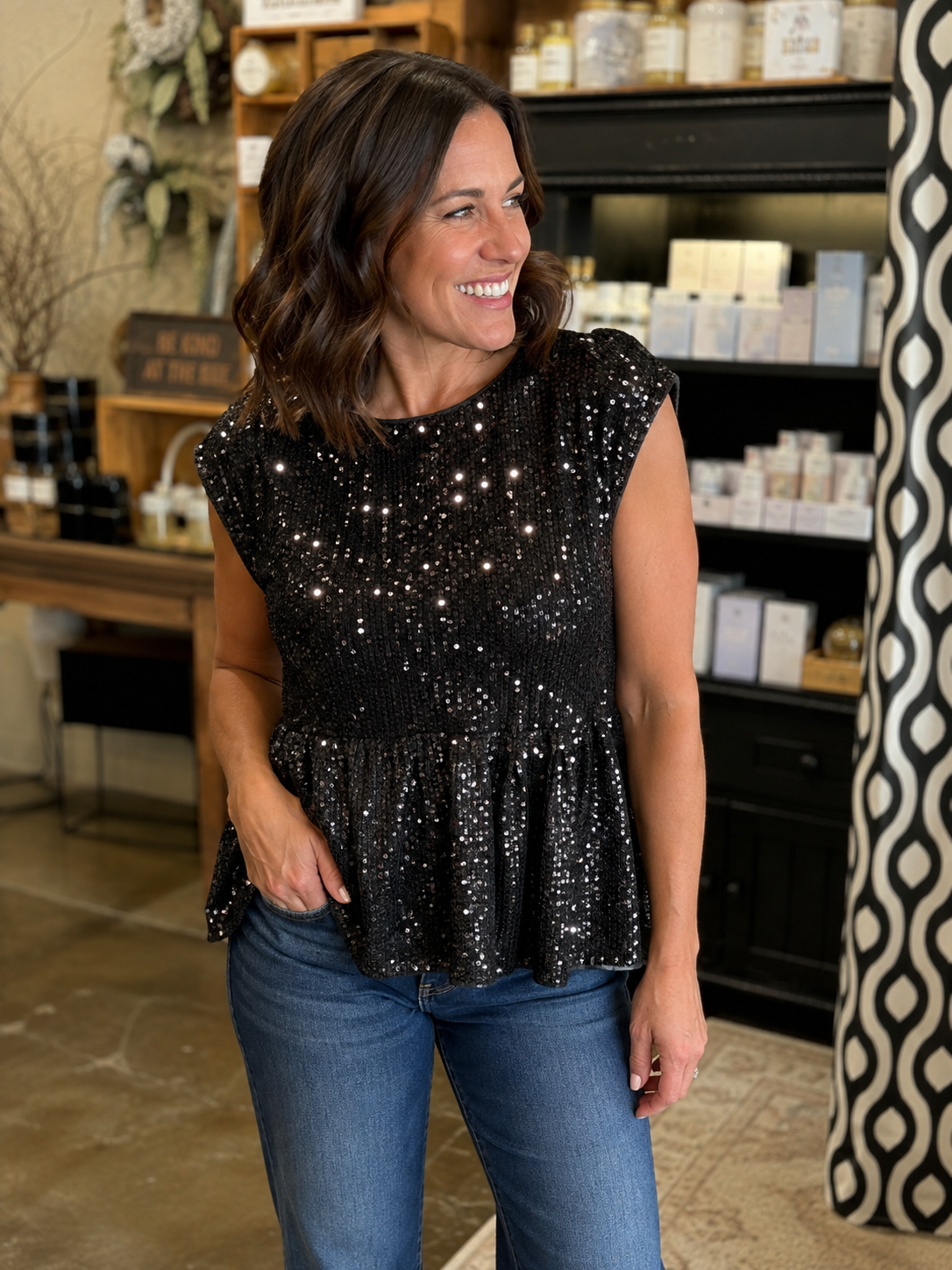 Sparkle & Bow Top