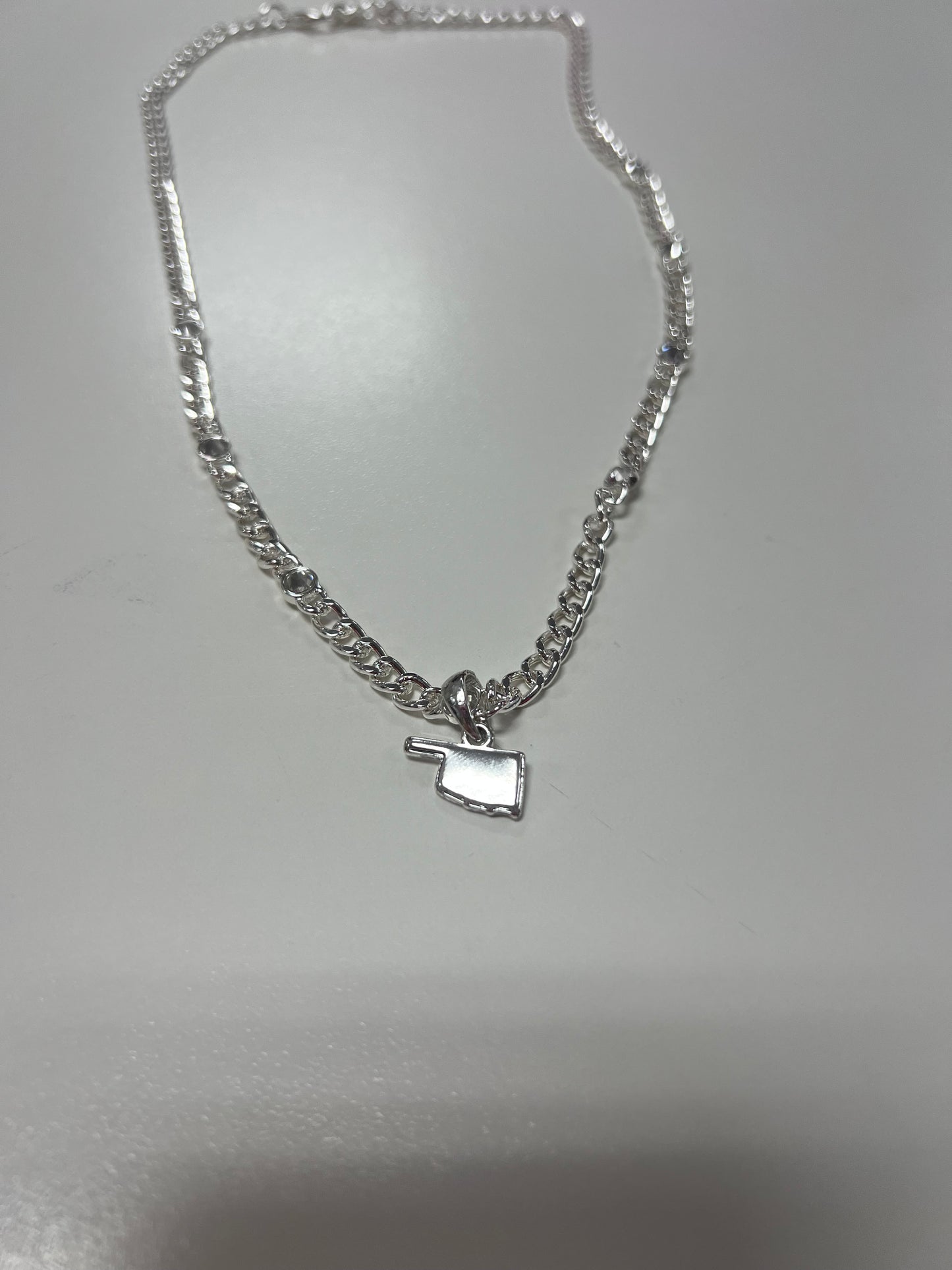 Lydia Silver Oklahoma Necklace