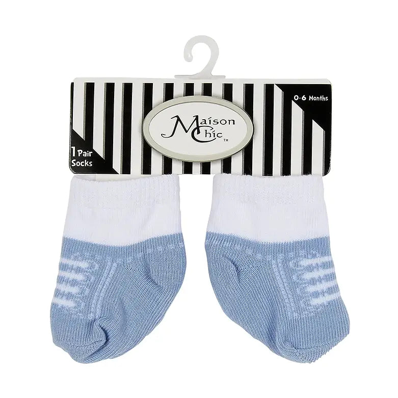 Pale Blue Sneaker Socks