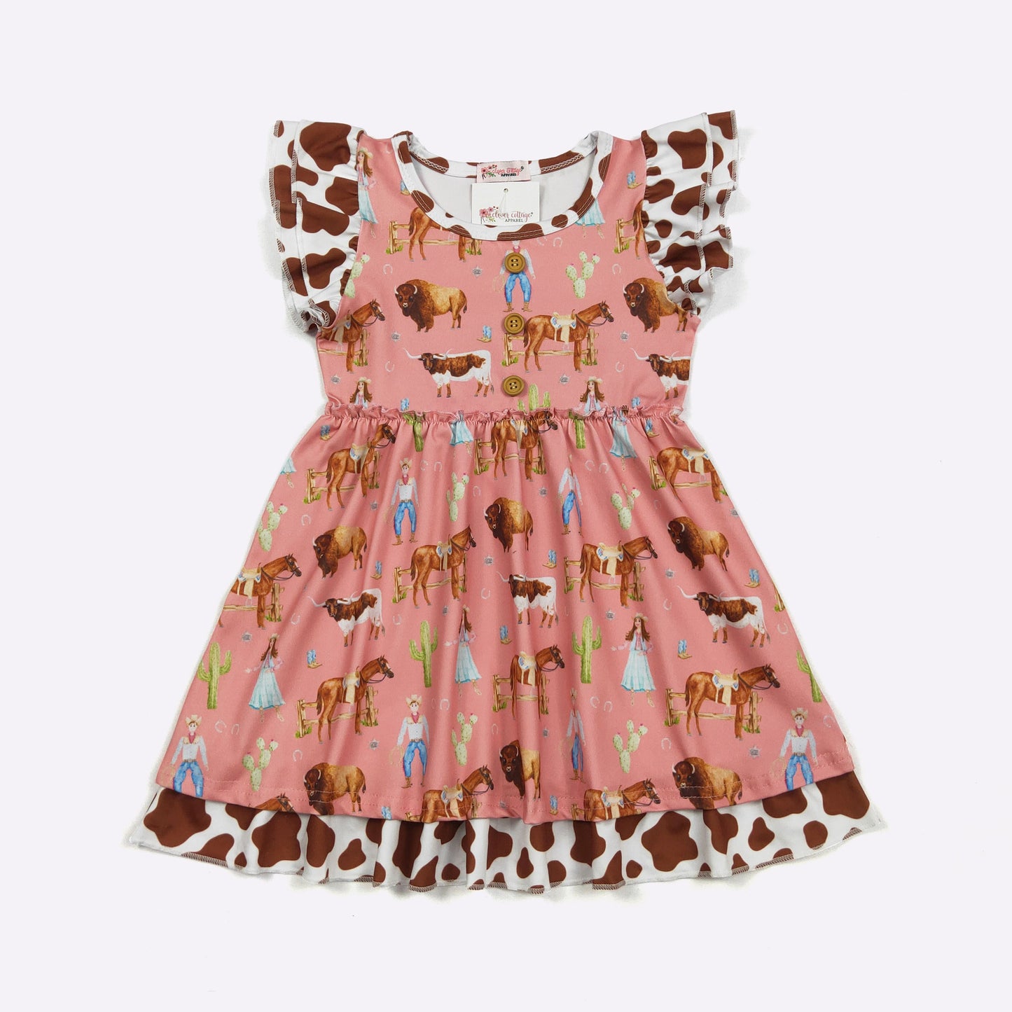 Sadie Mae Corral Girls Dress