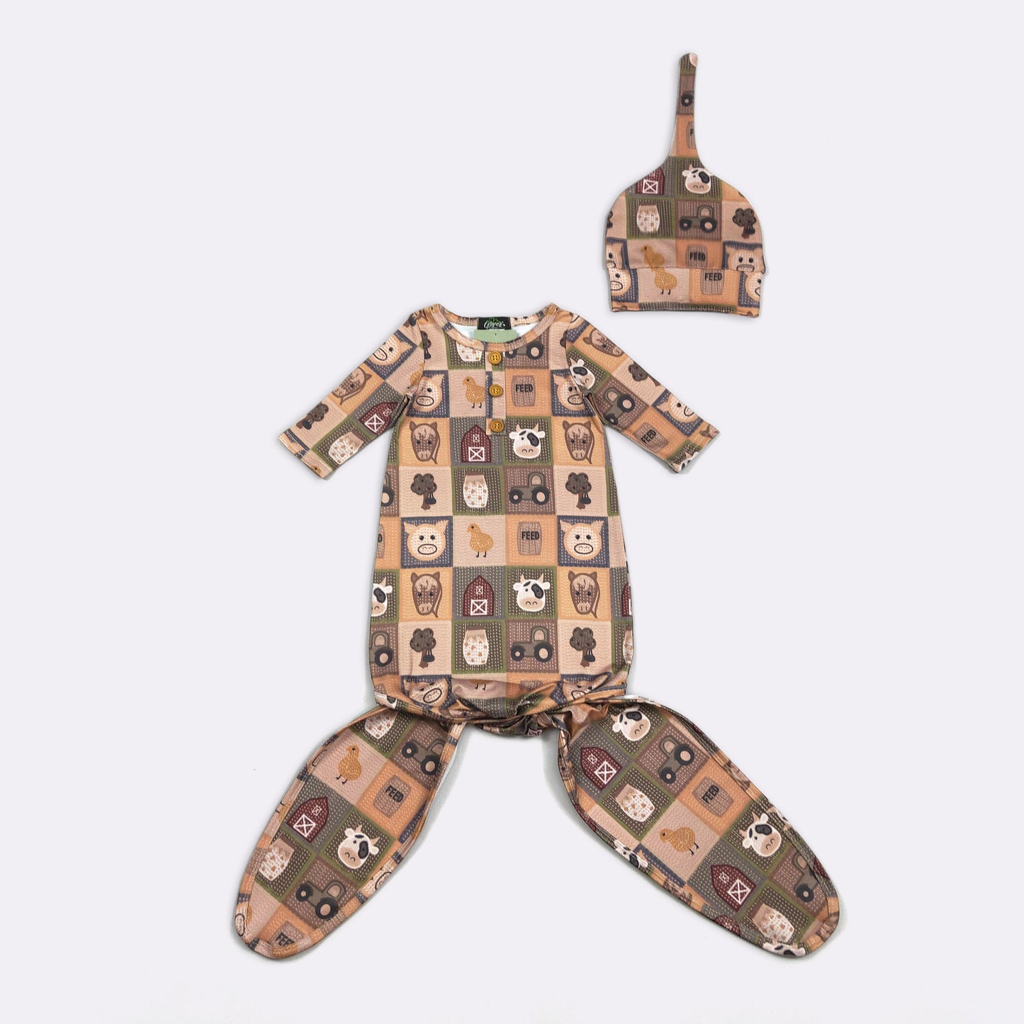 Patchwork Farm Knotted Gown