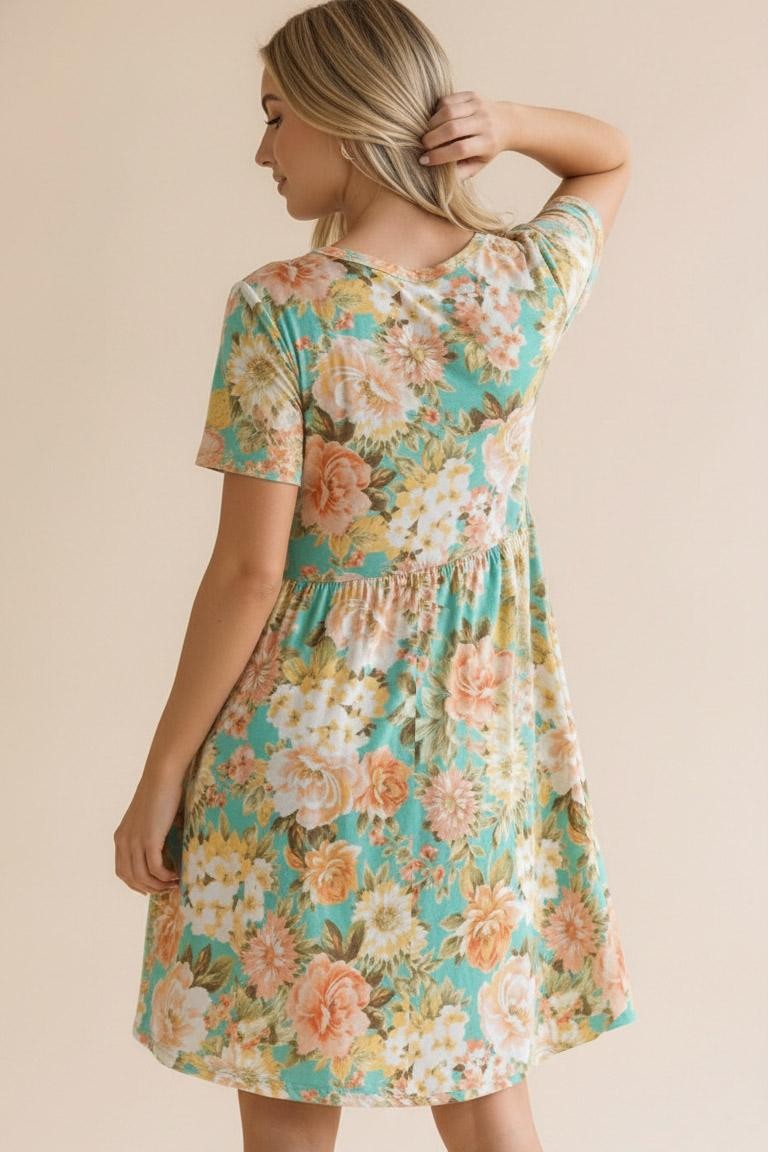Perfect Floral Babydoll Dress