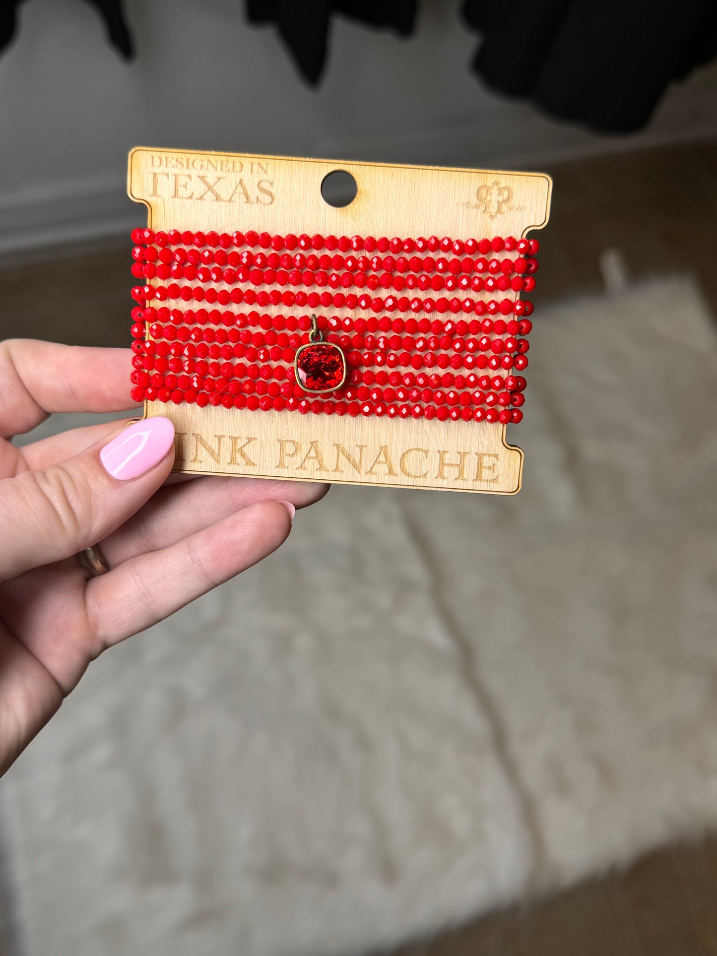 Red Bracelet Stack