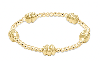 Admire Gold 3mm Bead Bracelet - Gold