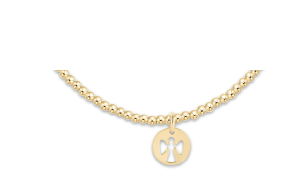 Classic Gold 2mm Bracelet - Guardian Angel Small Gold Disc.