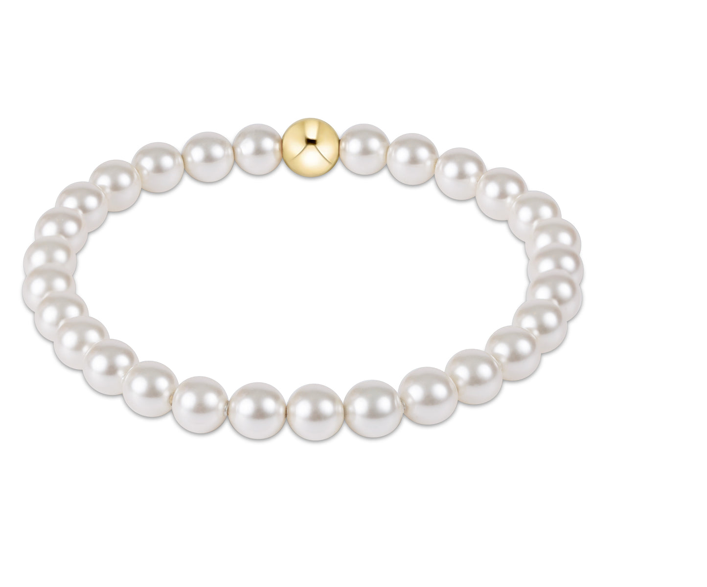 Classic Pearl 6mm Bead Bracelet