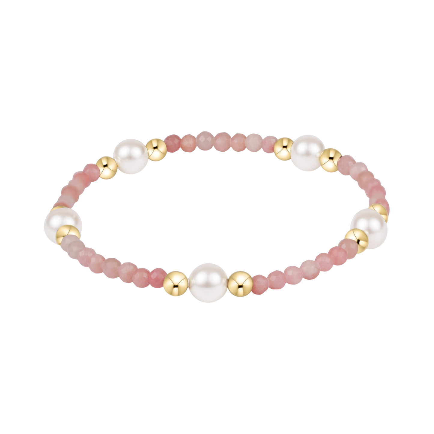 Purpose Pearl 6mm Gem Bracelet - Pink Opal