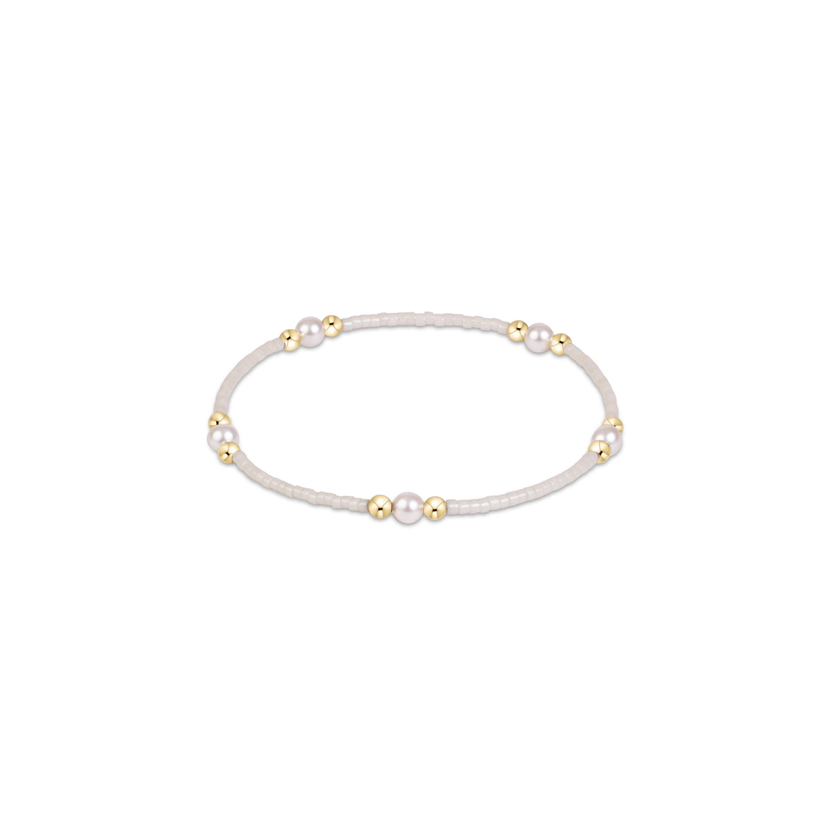 Hope Purpose Pearl Bracelet - Milkshake