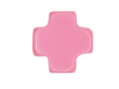 Signature Cross Small 2mm Gold Bracelet - Bright Pink