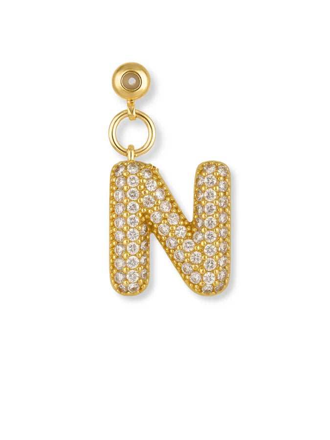 Bubble Letter Grip Charm