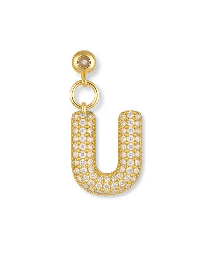 Bubble Letter Grip Charm