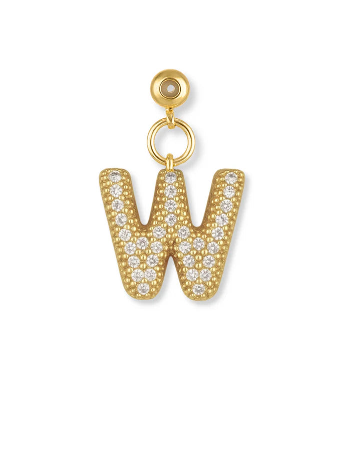 Bubble Letter Grip Charm