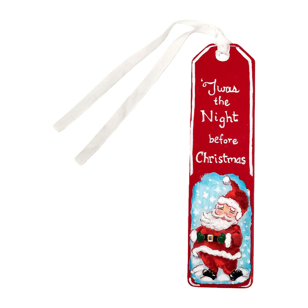 Belly Laugh Santa Bookmark