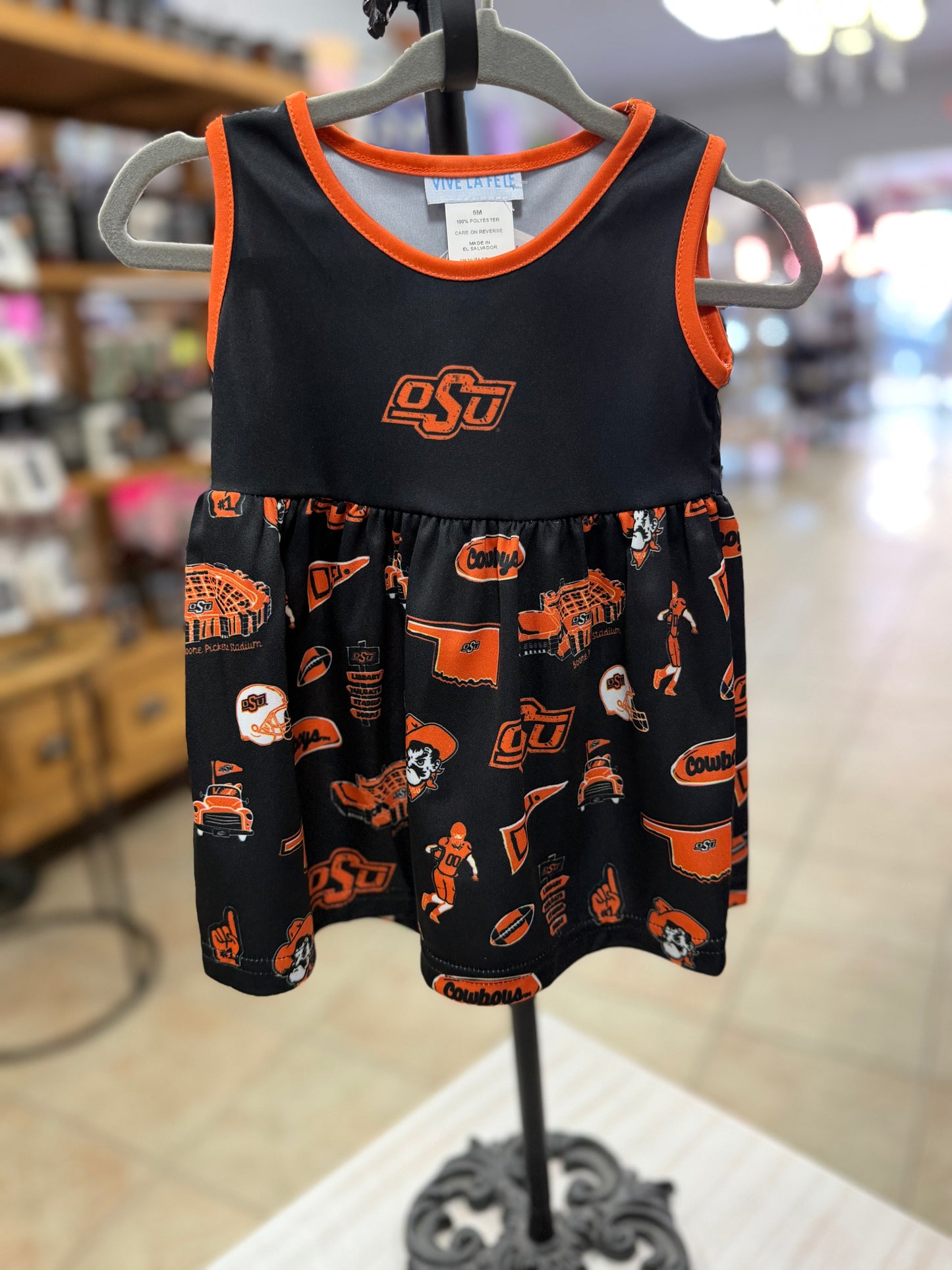 OSU Cowboys Sleeveless Tank Dress