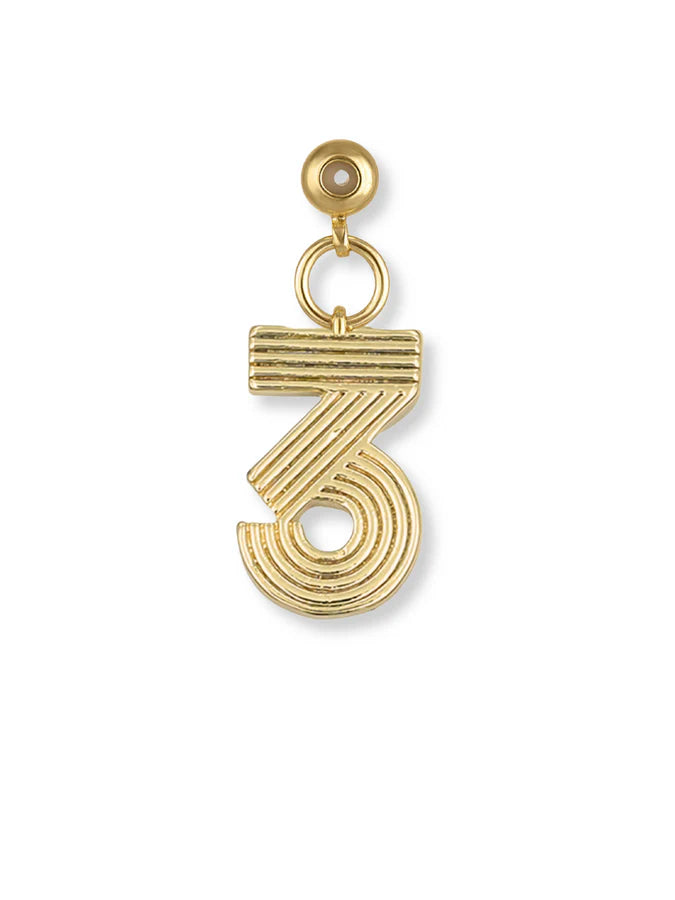 Groove Number Grip Charm