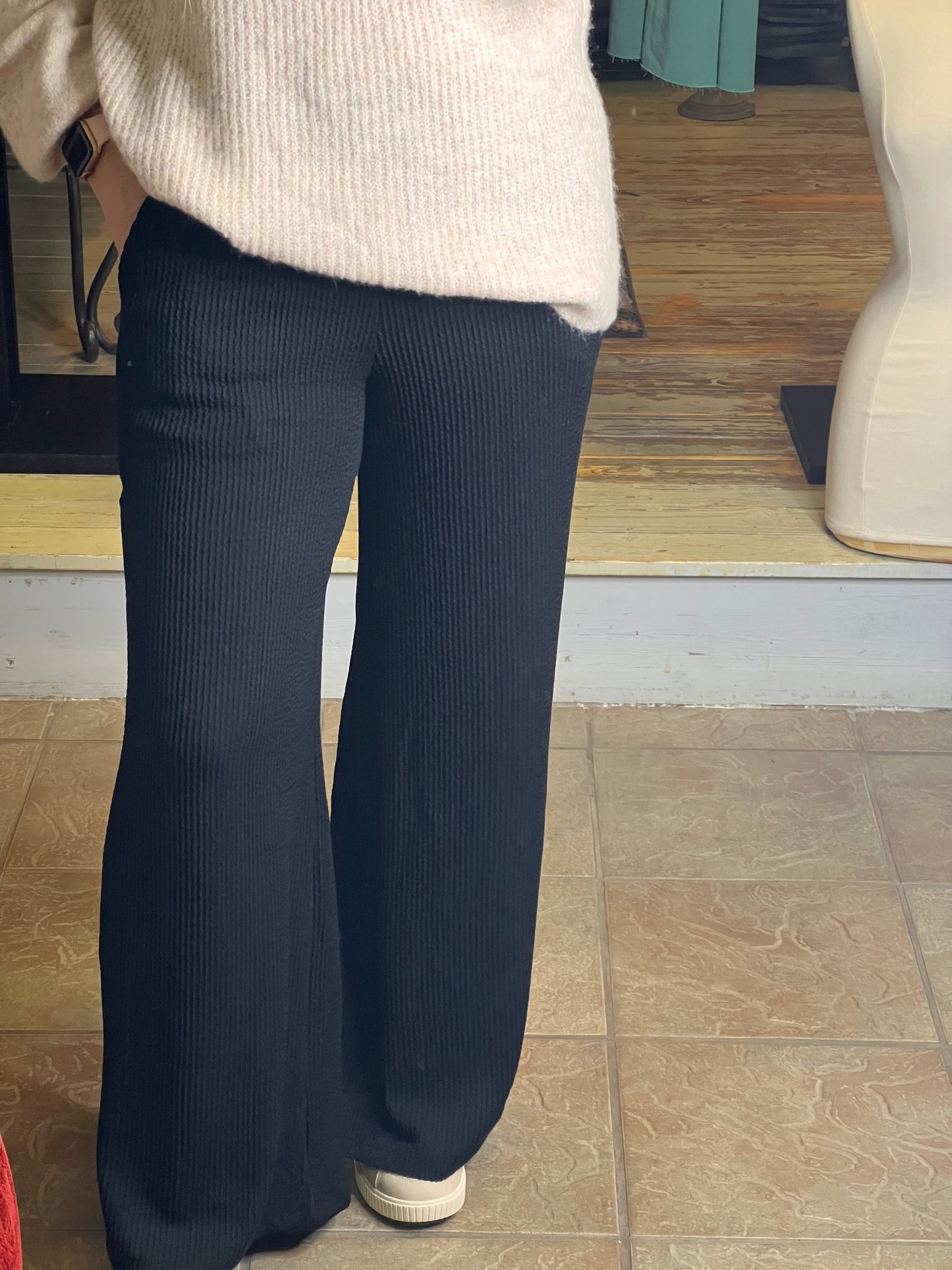 Ribbed Knit Comfy Pants