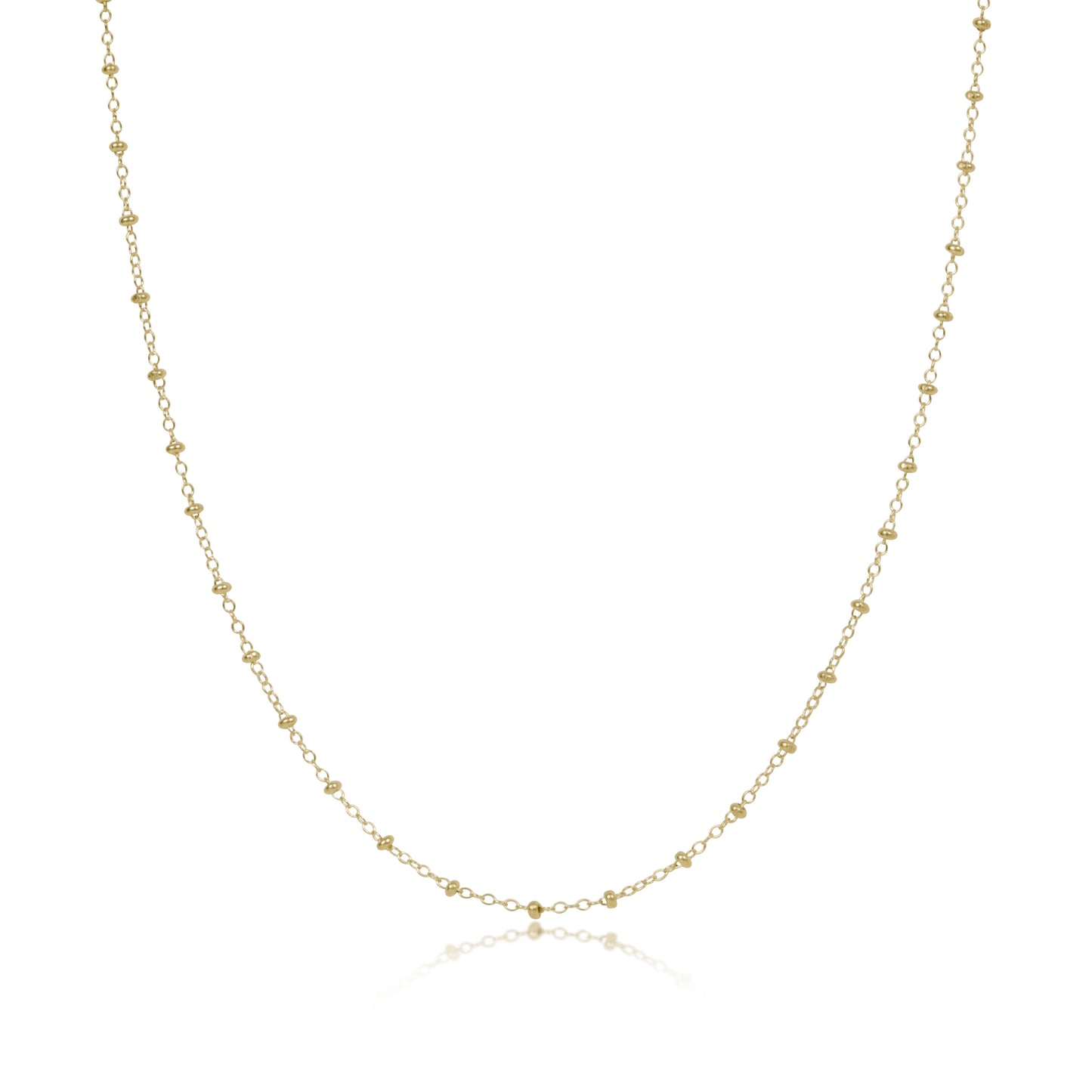 15" Choker Simplicity Chain Gold - Classic 2mm Gol