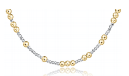 17" Choker Hope Unwritten - 4mm Mixed Metal