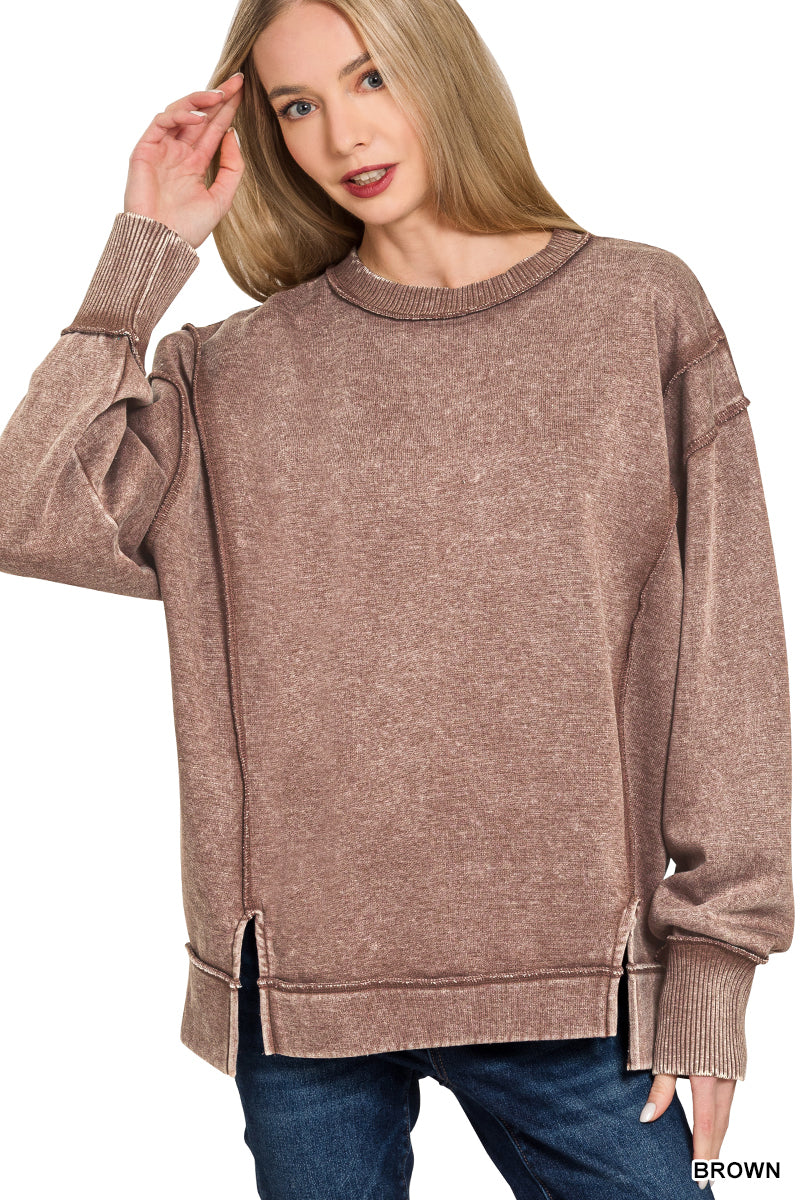 Acid Wash Sweatshirt