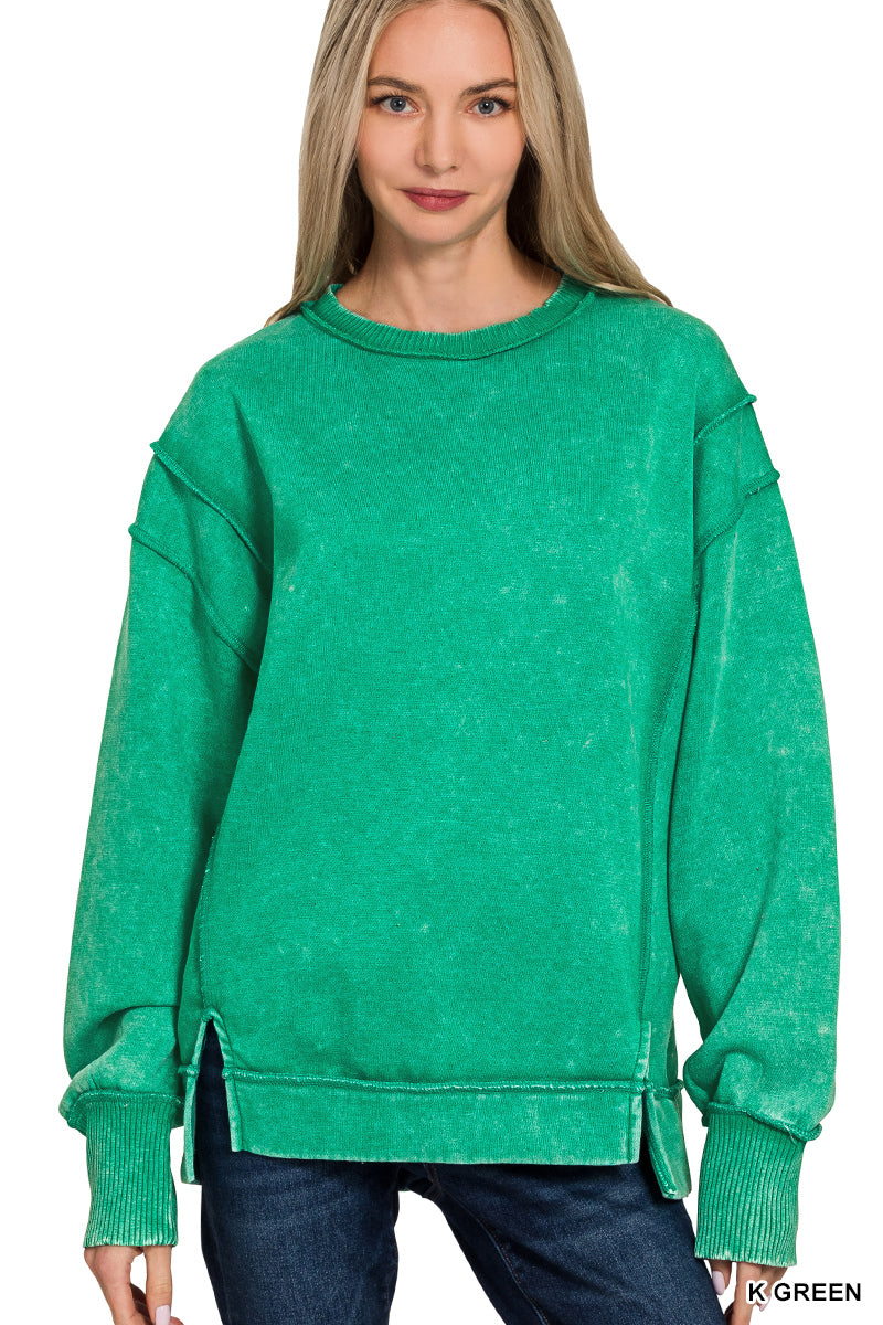 Acid Wash Sweatshirt