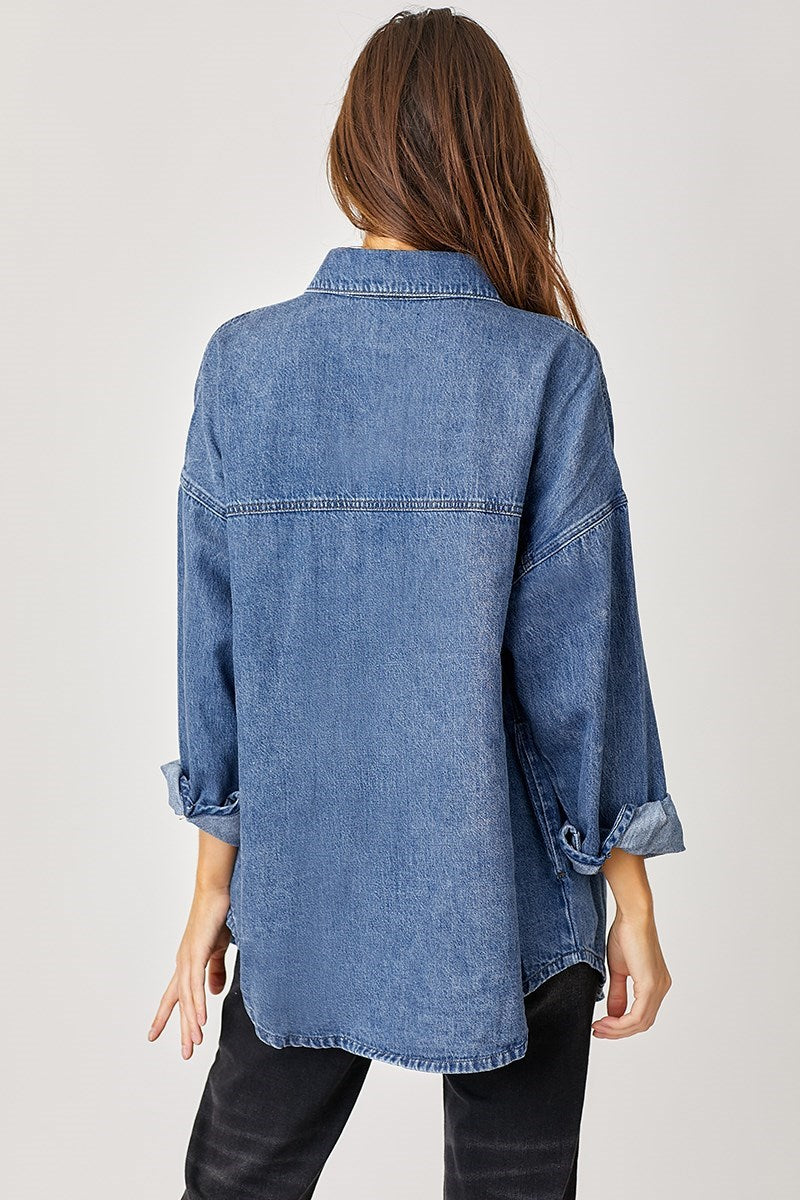Denim Darling Shacket