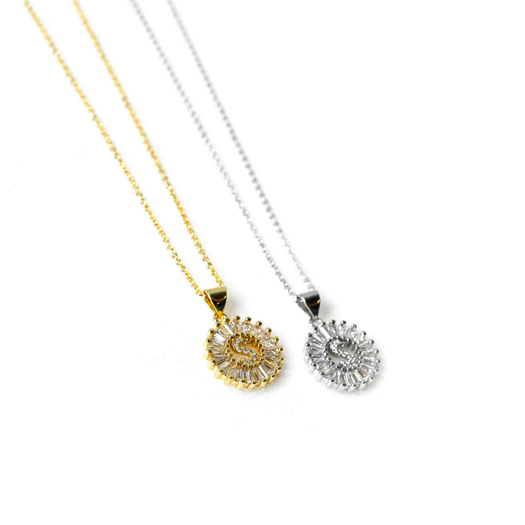 Mini Radiant Inital Necklace