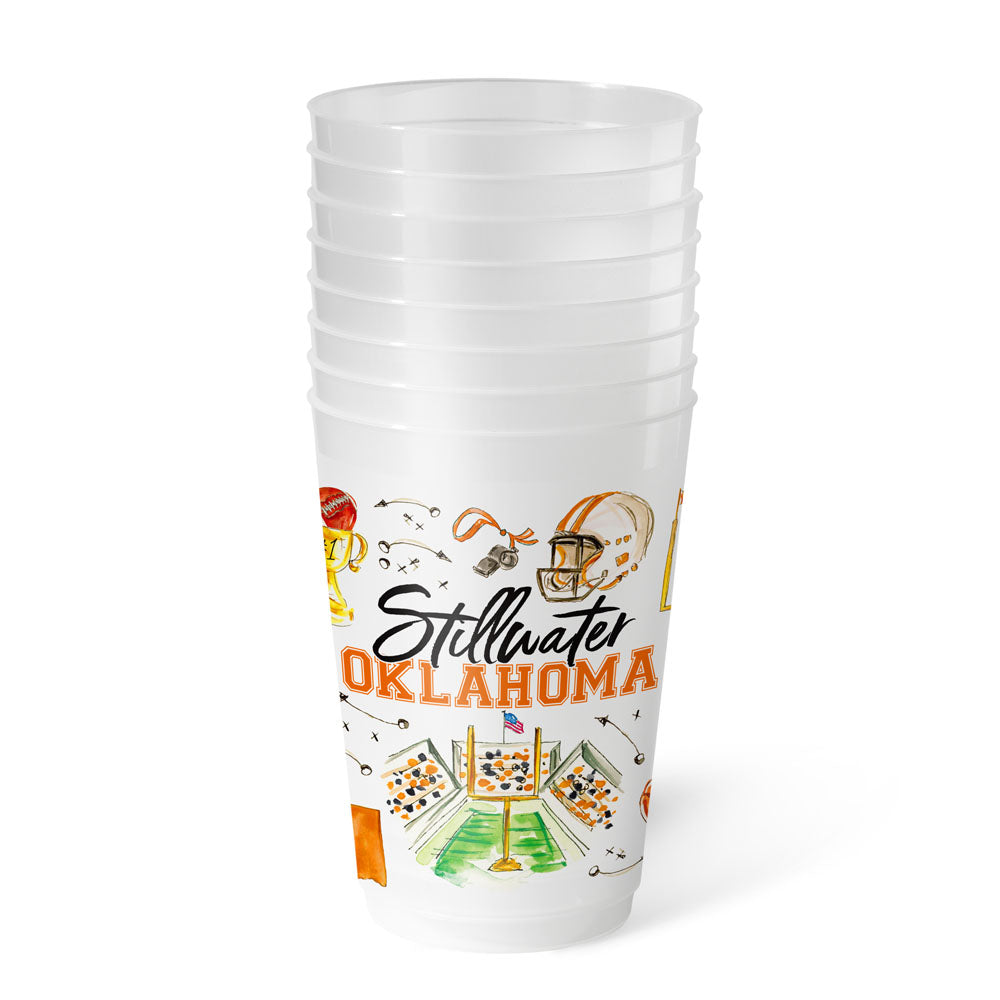 Tailgates in Stillwater Frost Flex Cup 20oz (Set of 8)