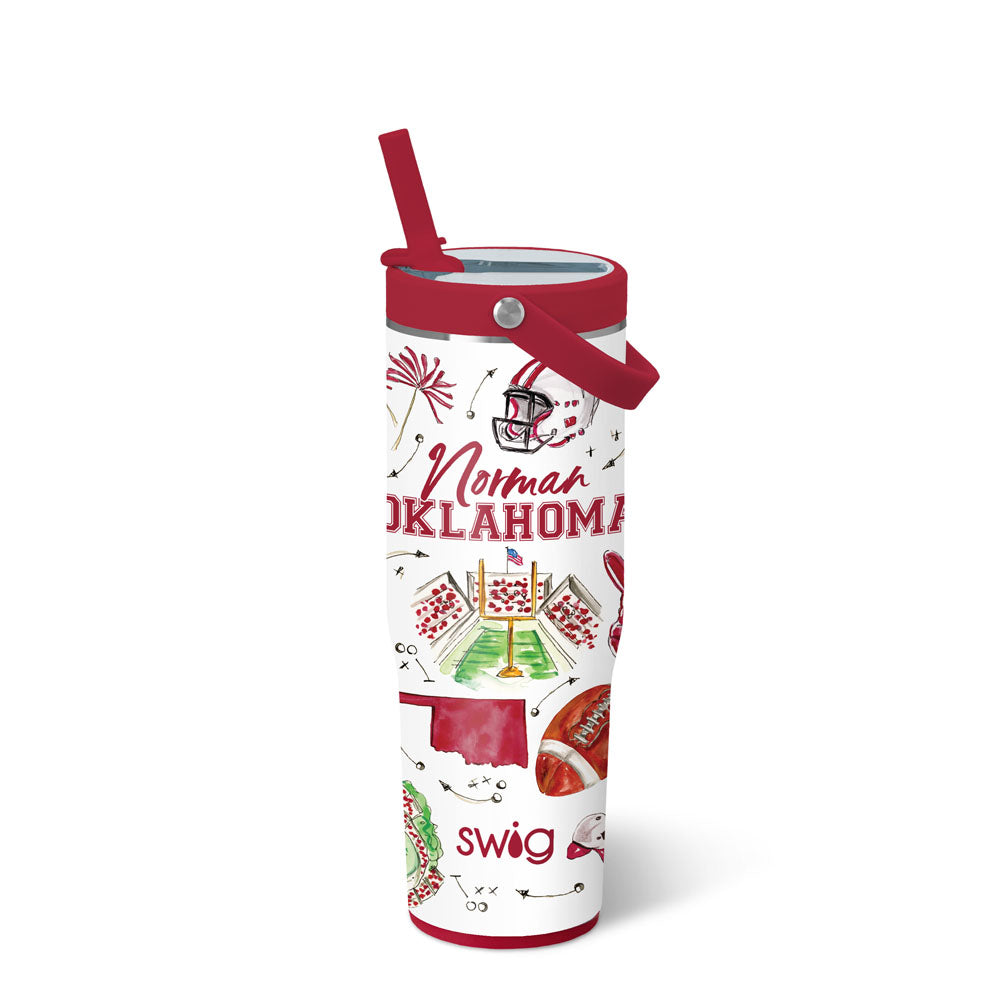 Tailgates in Norman Leakproof To-Go Tumbler 30oz