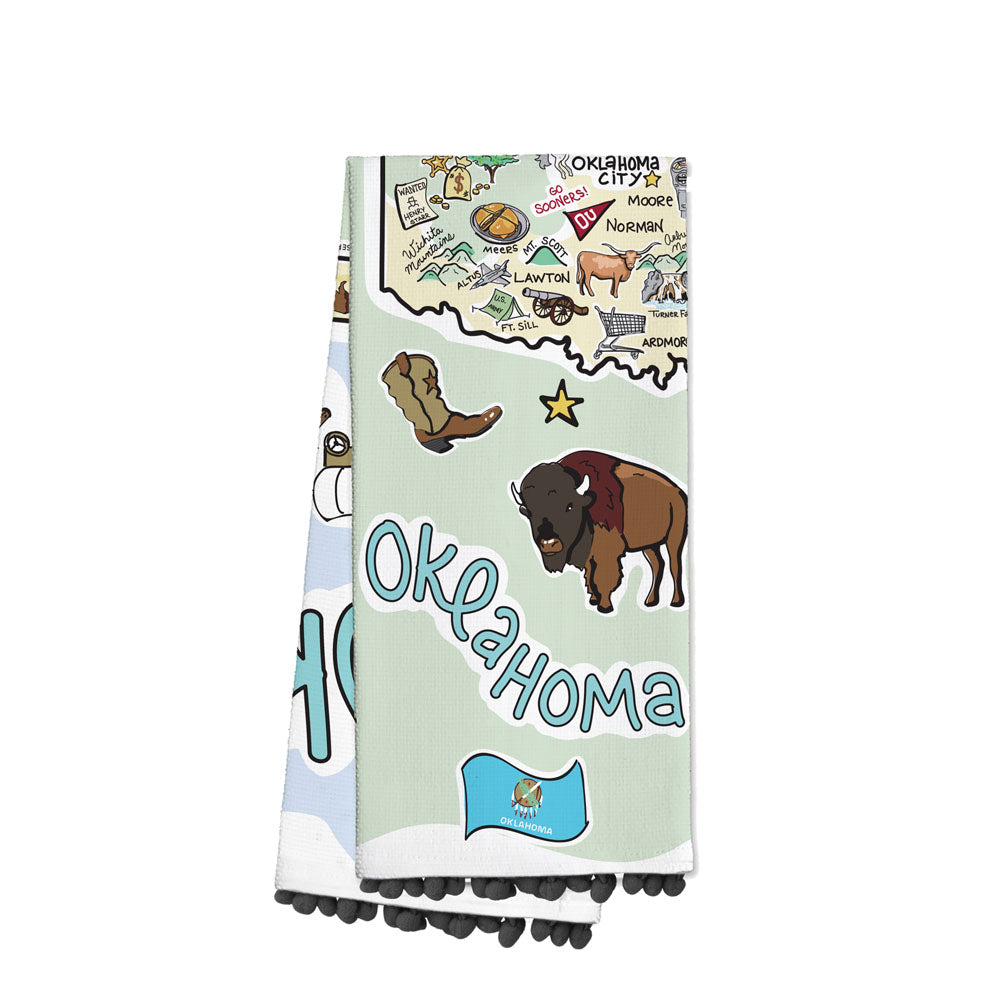 Oklahoma Tea Towel