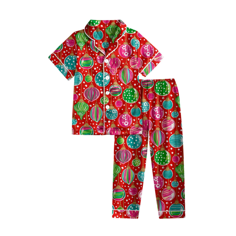 Lounge Pant Set - Colorful Ornaments