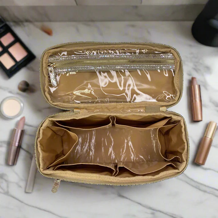 Train Case - Glimmer Leopard