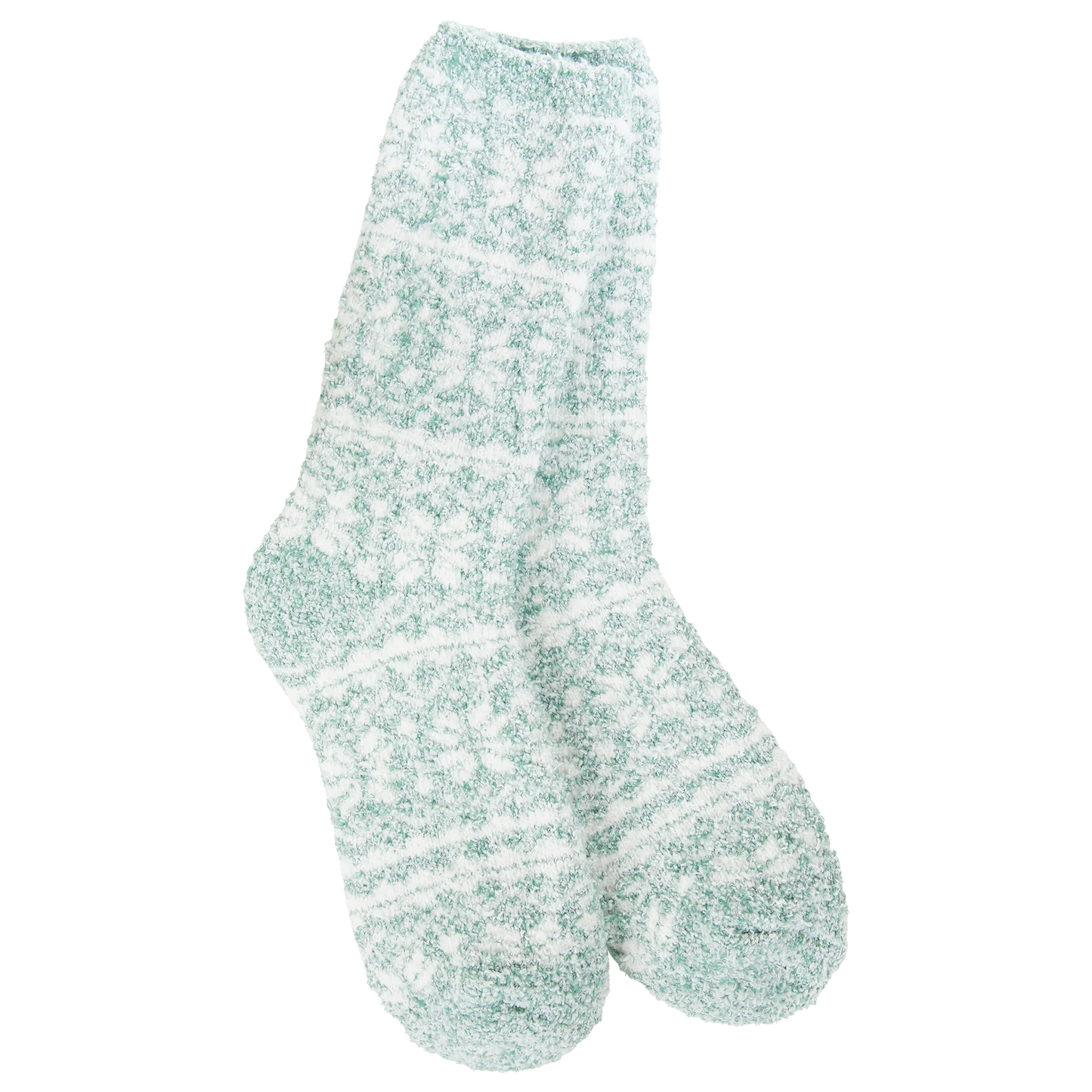 Fair Isle Green Winter Crew