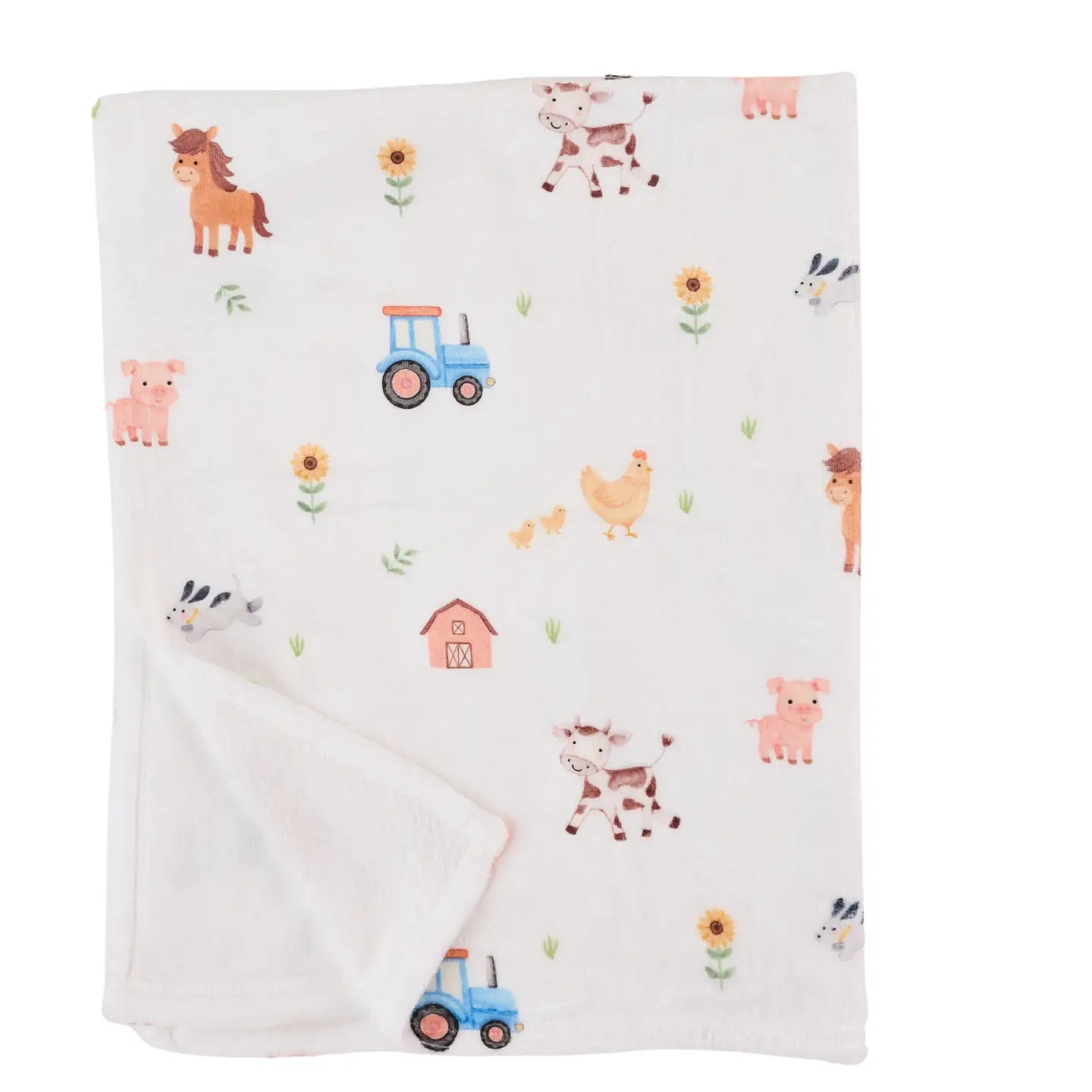 Farm Print Silk Touch Blanket