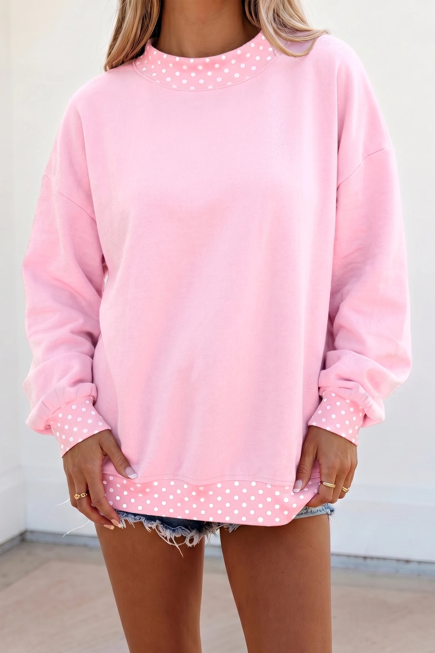 Polka Dot Sweetheart Sweatshirt