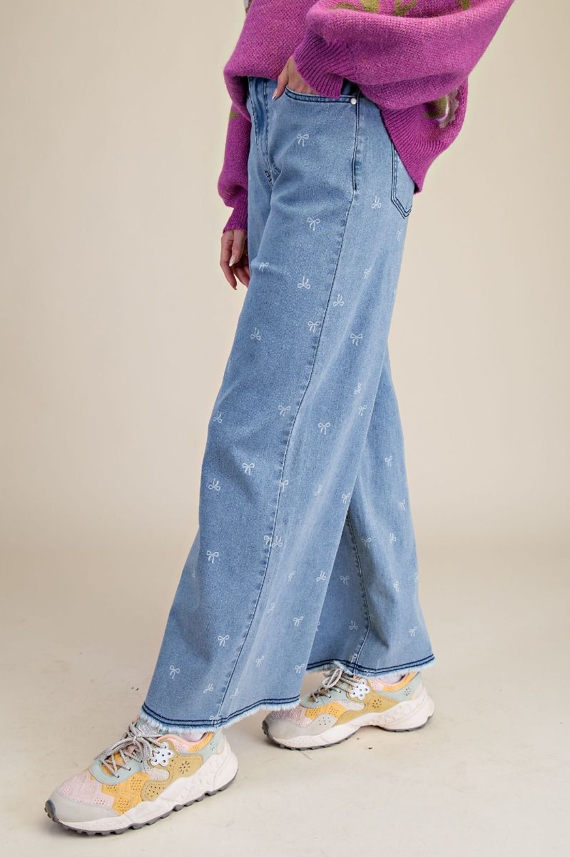 Bow Belle Denim Pants
