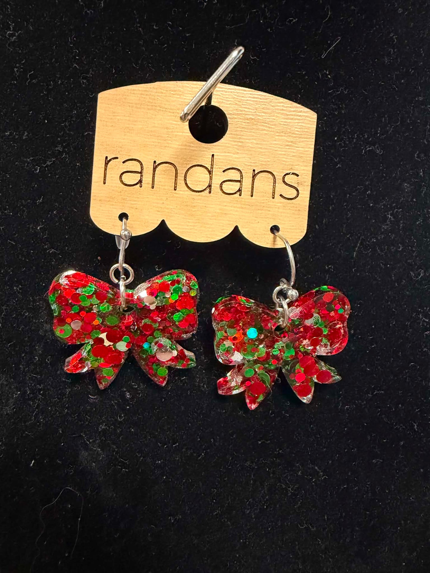 Mistletoe Mix Bow Earrings