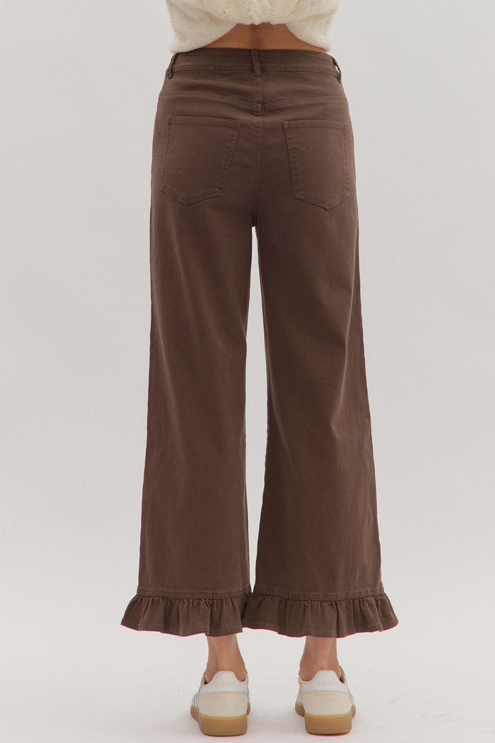 Around the bottom brown