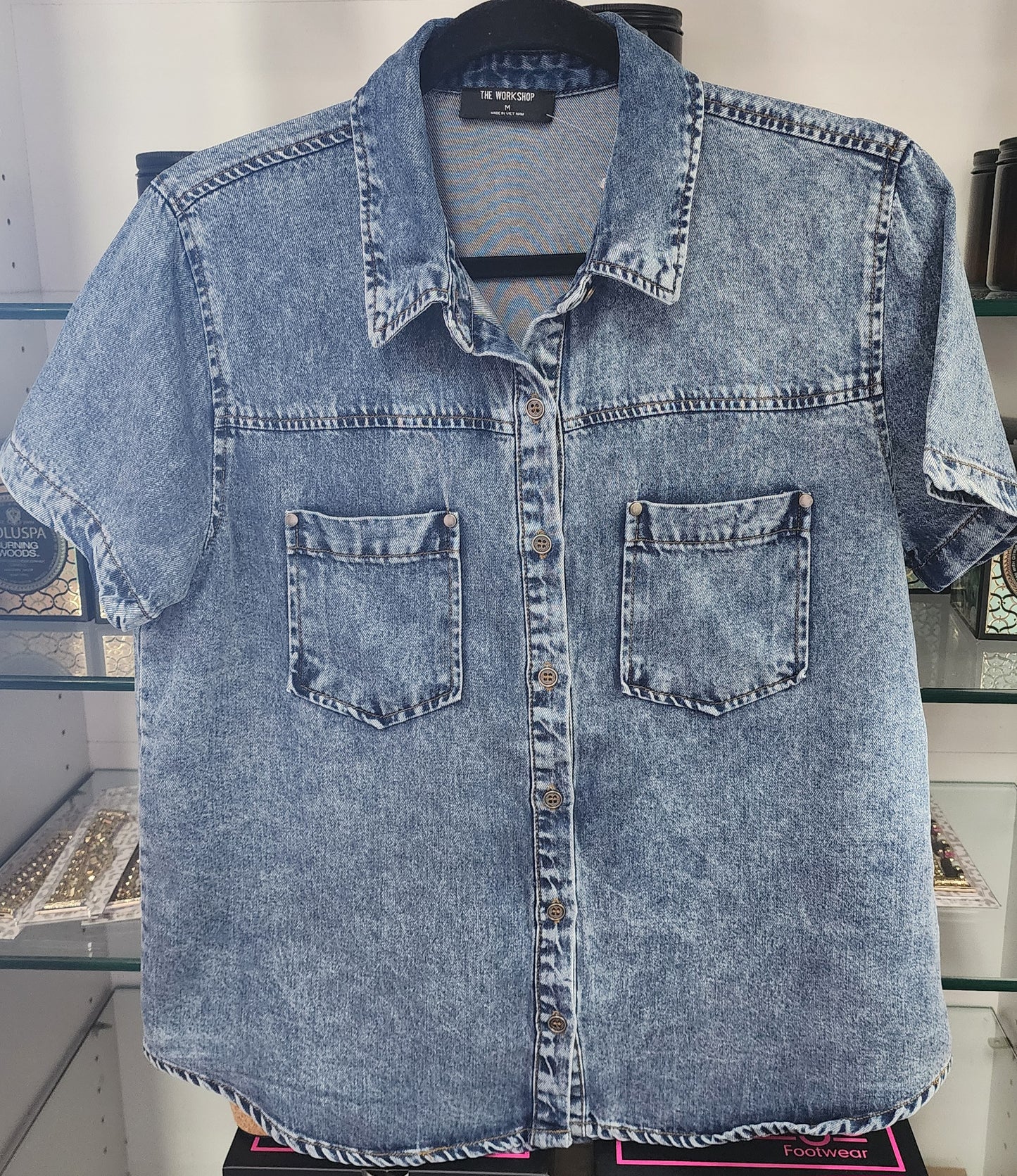 Easy Does It Denim Top