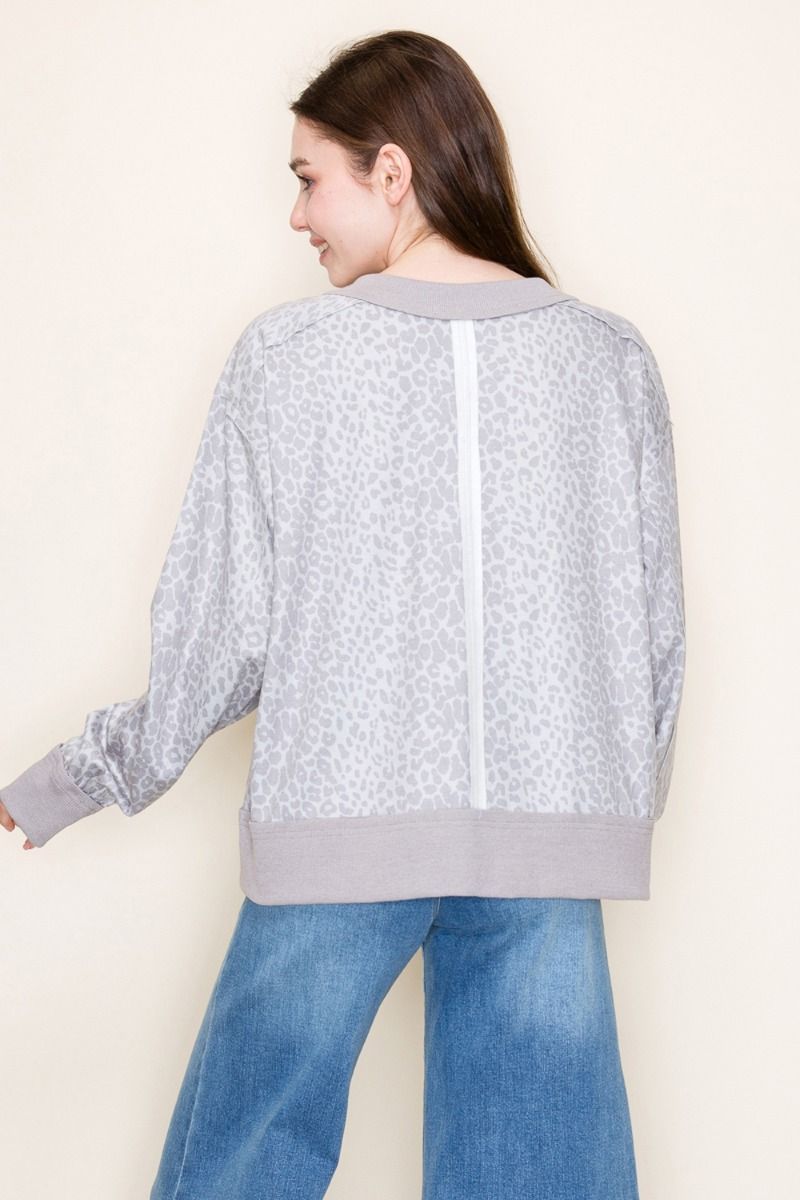 Sassy Leopard Top
