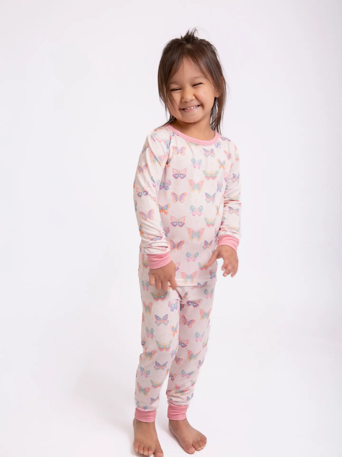 Butterfly Bliss - Ls/Pants Toddler Pajamas