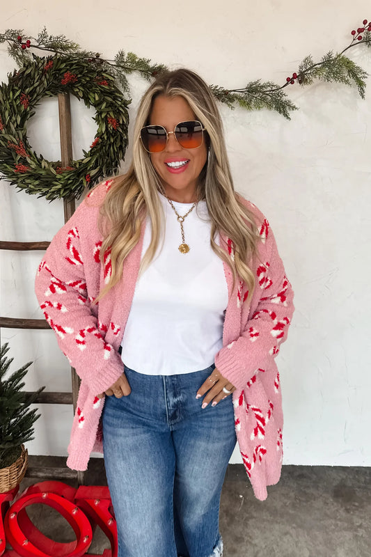Candy Cane Cloud Cardigan