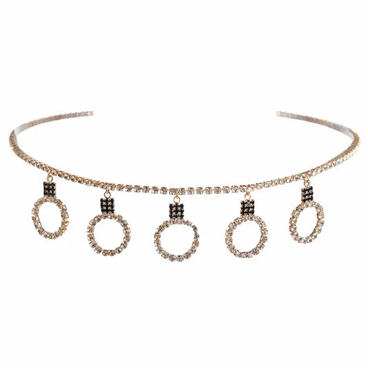 Crystal Ornament Choker Necklace