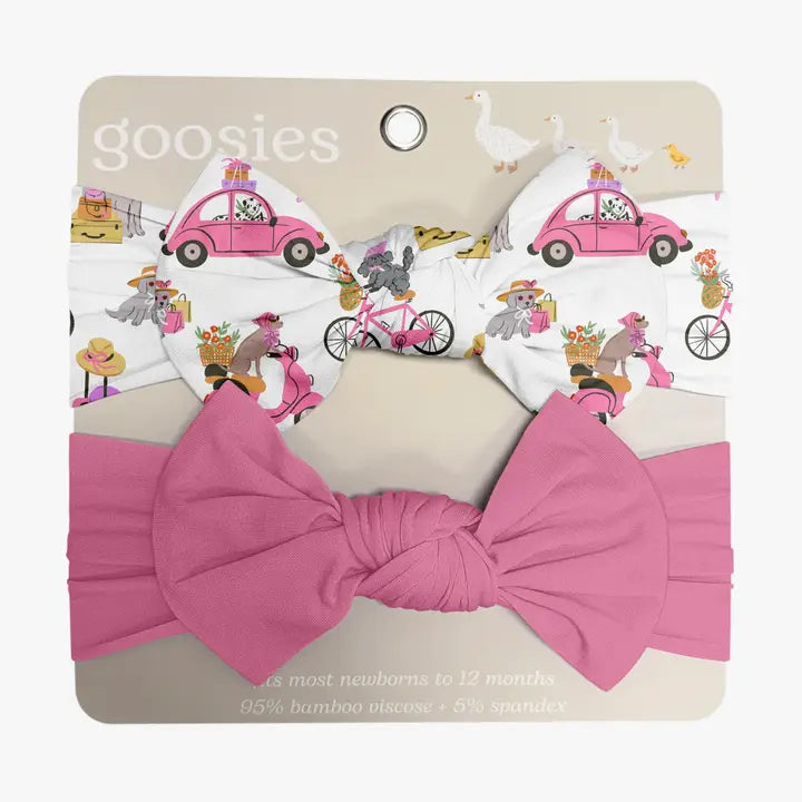 Headband Bow Set- Puppy Chic (Posh Travel Dogs)