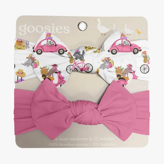 Headband Bow Set- Puppy Chic (Posh Travel Dogs)