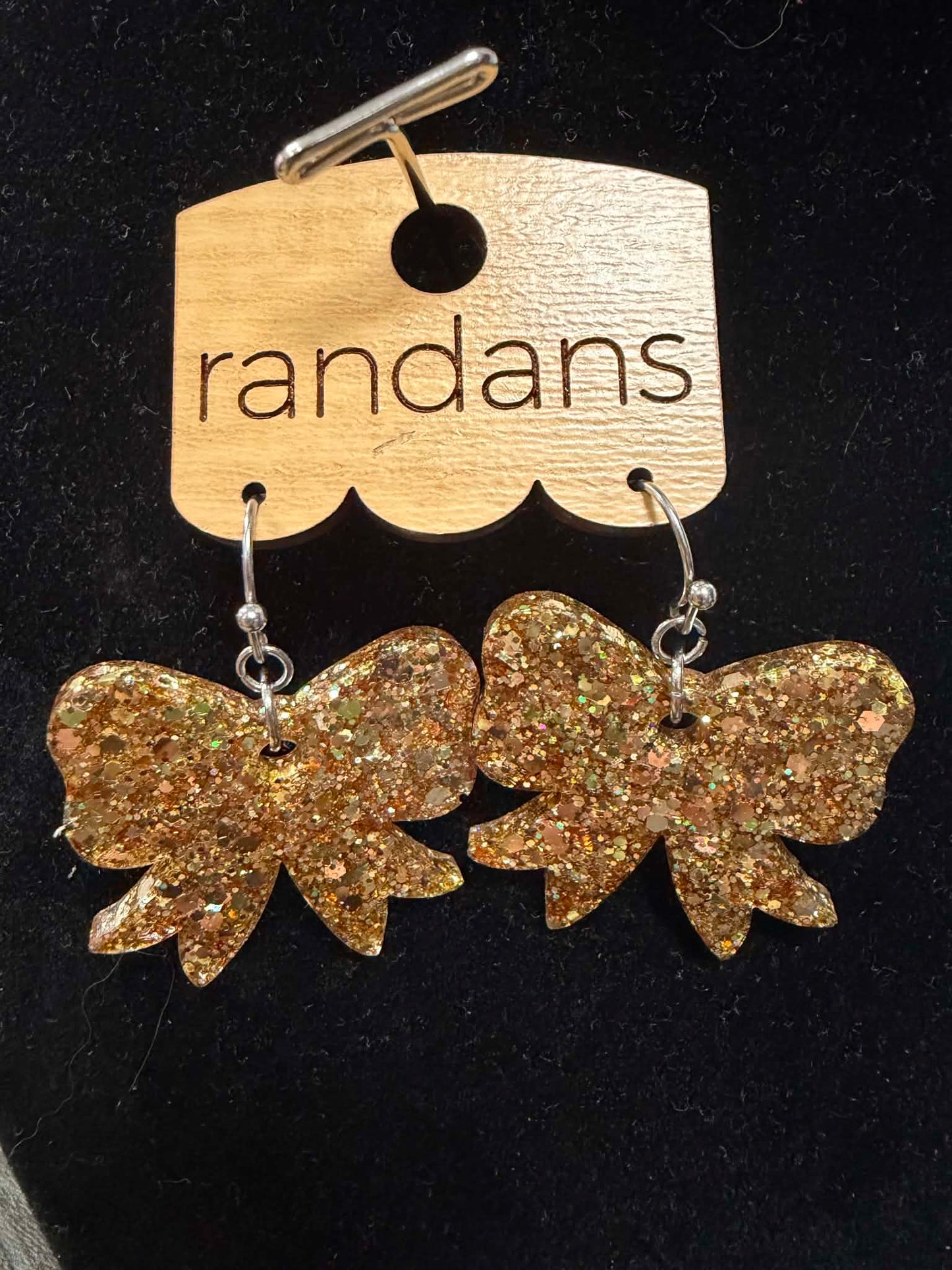 Gold Bow Earrings