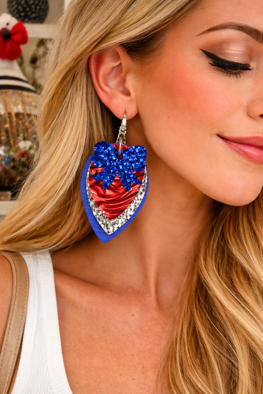 Pop of Patriot Sparkles Earrings